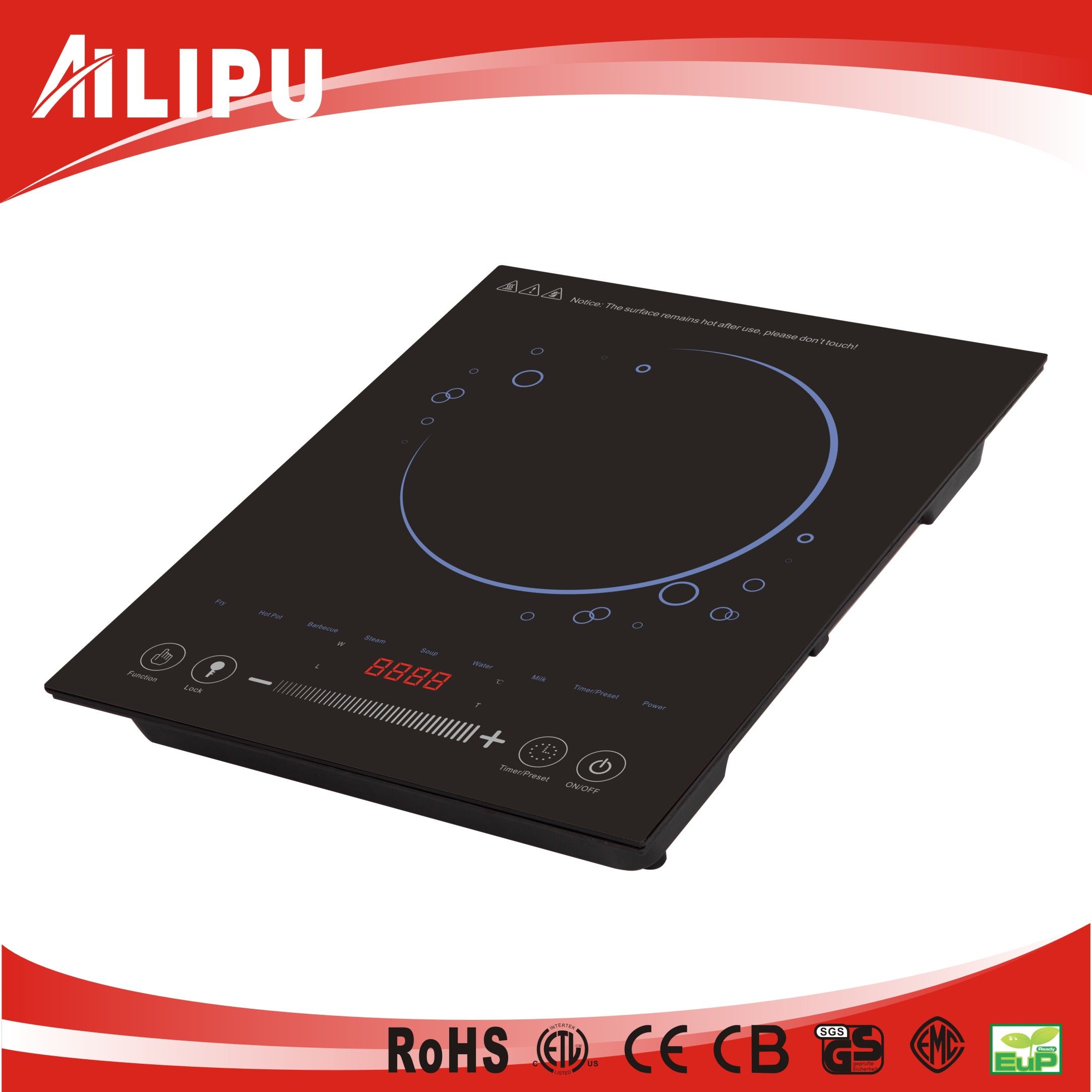 Slide Control Built-in Single Induction Cooker Model Sm-A86