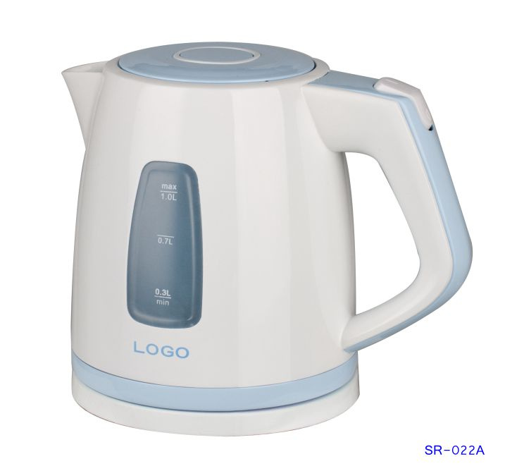 Sr022A CB Approval 1.0L Automatic Lid Plastic Electric Kettle