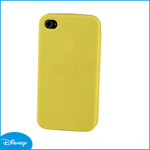 Yellow Silicone Case for iPhone as Mobile Phone Cover