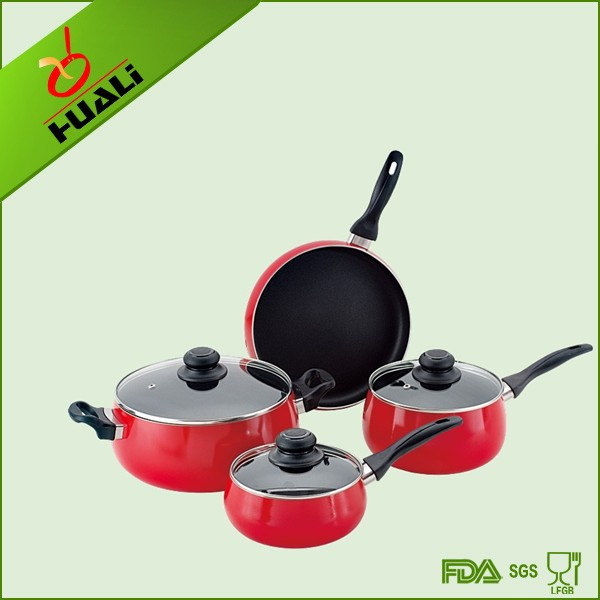 7PCS Aluminium Ceramic Cookware
