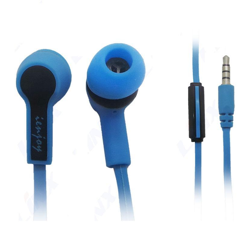 Flat Wire Earphone High Quality MP3 Earphone