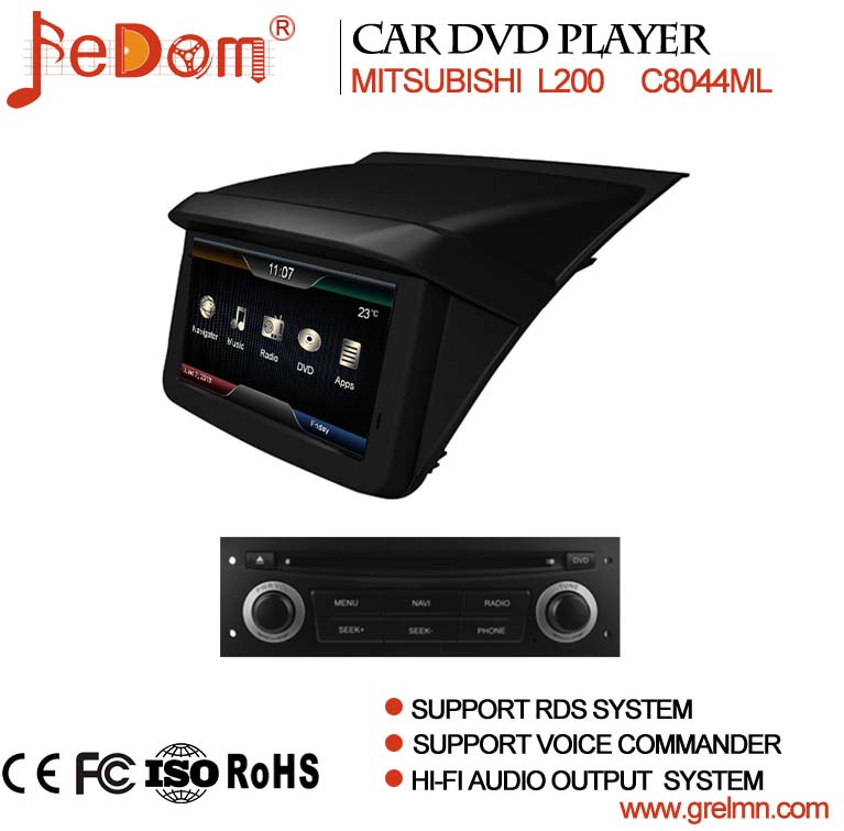 Touch Screen Car GPS Navigation System for Mitsubishi L200