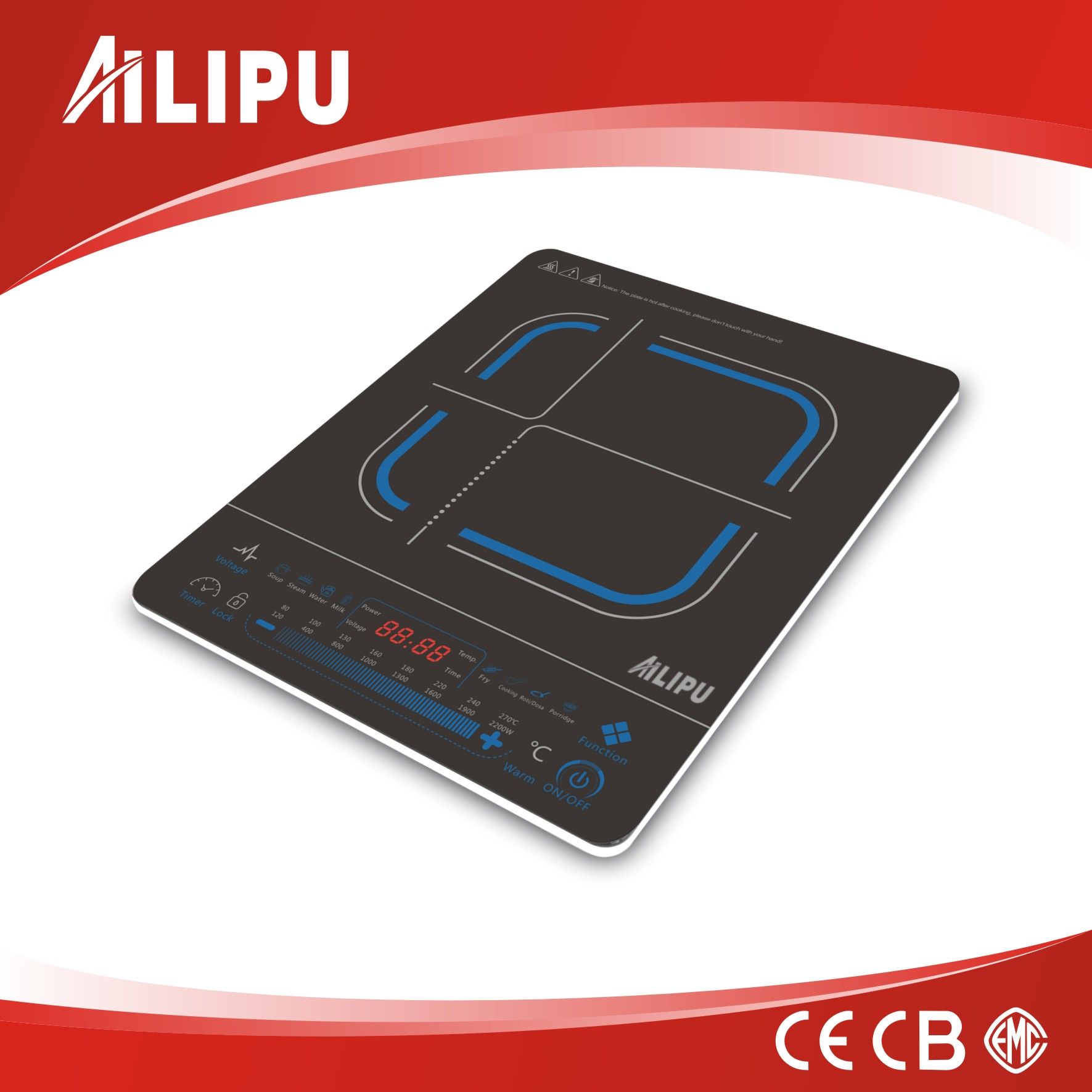 Super Slim Single Indcution Cooker of Ailipu Brand Modle Sm-A11
