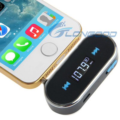 Smart FM Transmitter/3.5mm FM Transmitter for iPod iPad iPhone 4 4s 5 Samsung/Car MP3 Player