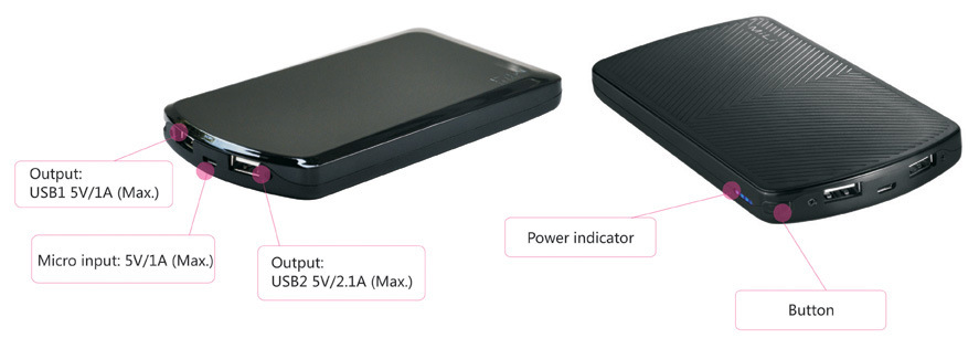 Power Bank Rover (HB-L86) 8000mA
