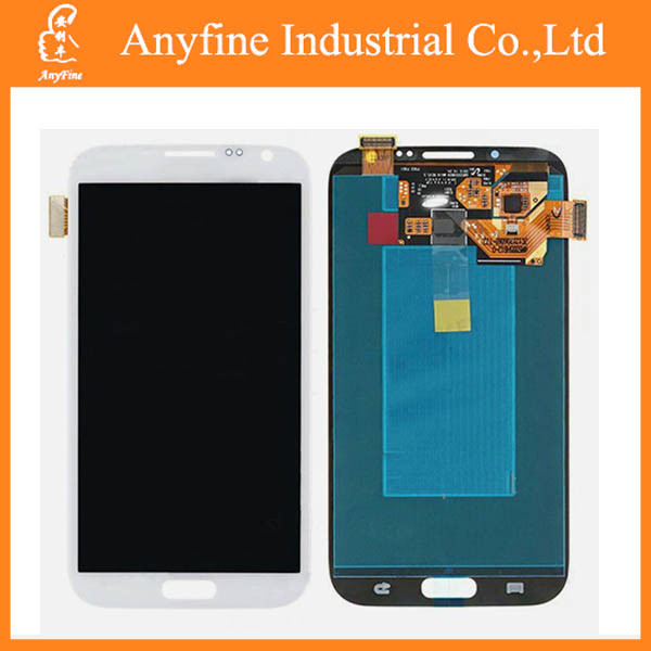 for Samsung Galaxy Note 2 I317 T889 I605 L900 LCD Screen + Digitizer Assembly White