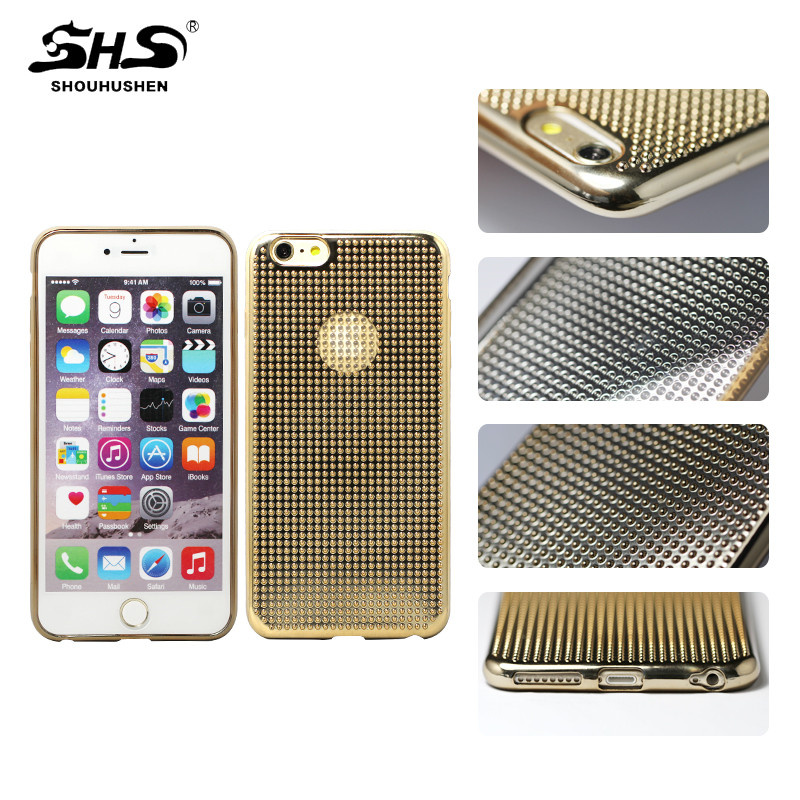Cute Points Electroplating TPU Mobile Phone Case