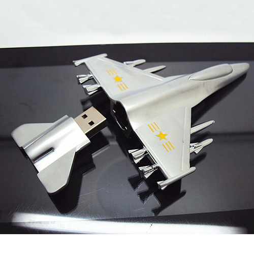 Full Memory Metal Airplane USB Flash Drive