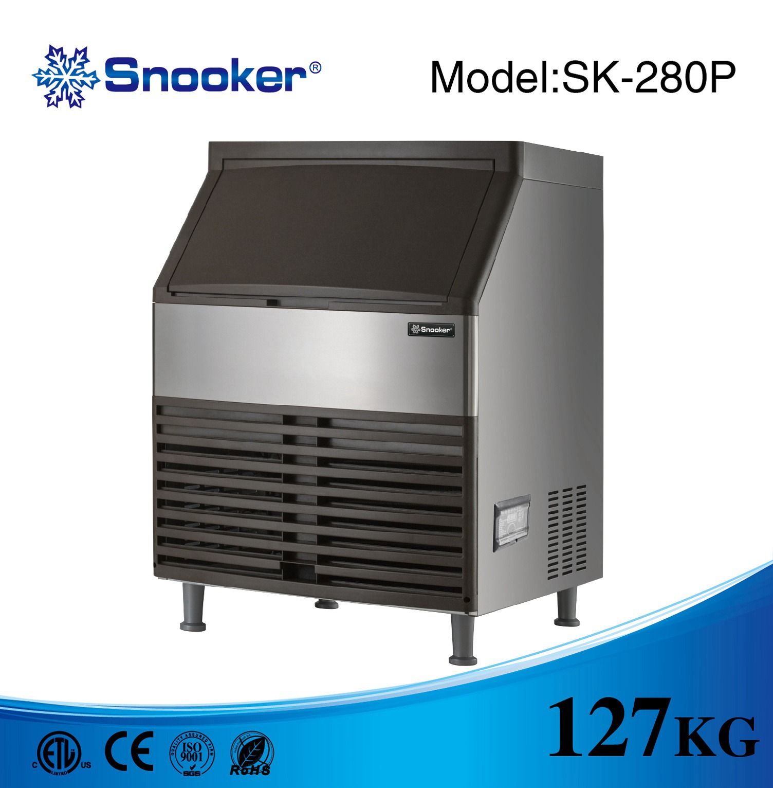 Cube Ice Maker 127kg/24h