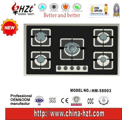 2015 Hot Sale 5 Burner Gas Stove