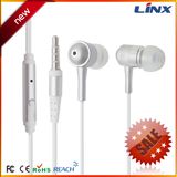 3.5mm Metal Earphone with Mic for iPhone iPad iPod