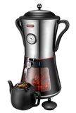 3.2L Stainless Steel Samovar (with porcelain/glass teapot)