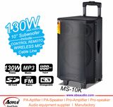 Party Speaker Active DJ Sound System with USB SD FM 10 Inch Speakers