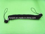 Promotional Black Elastic Phone Strap