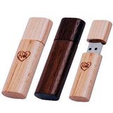 4G/8g Wood USB Flash Drive with Laser Logo