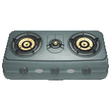 3-Burner Color Painting Table Gas Stove (T-A3009)