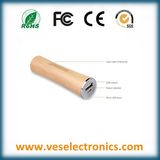 Top Quality Factory Wooden Universal Small Power Bank Safe and Reliable Mobile Phone Charger with Battery Charger (VPC022S)