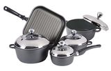 9PCS Aluminum Non-Stick Cookware Set