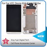 100% Test for HTC Desire 816 816W D816W LCD Display + Touch Screen Digitizer Assembly with Frame Black/White/Red/Blue