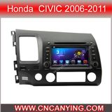 Car DVD Player for Pure Android 4.4 Car DVD Player with A9 CPU Capacitive Touch Screen GPS Bluetooth for Honda Civic 2006-2011 (AD-7658L)