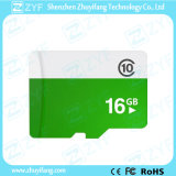White and Green 16GB Class 10 Micro SD Memory Card (ZYF6027)