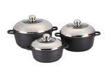 6PCS Aluminum Die-Casting Cookware Set