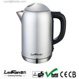 Metallic Electric Water Kettle with Filter for Tea Maker Lf1001