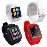 Latest Design Touch Screen Bluetooth Sport Smart Watch Incoming Call Vibrate Alert Remote Photo Bracelet for Android Ios Smartphone