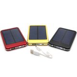 8000mAh High Capacity Portable Solar Power Bank for Smart Phone