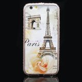 Custom Printed Cell/Mobile Phone Case with Metal Diamond Frame for iPhone 6/6plus