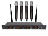 Tymine Professional UHF Four Channel Wireless Microphone