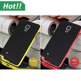 Black Hybrid Armor Protective Impact Hard Case Cover for Samsung Galaxy Note 4