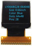 0.66 Small OLED Display 64X48