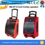 Ms-6t Single 8 Inch Outdoor Mini Portable Trolley Speaker