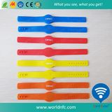 Factory Price Different Color Ntag213 Silicone RFID Waterproof Bracelet