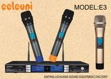 UHF&Pll Synthesized Dual Channels Wireless Microphone