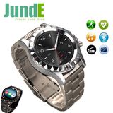 Round Metal Smart Bluetooth Watch with Heart Rate Monitor and Changeable Strap