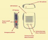 Push to Talk Ptt Mic/Microphone for Android Mobile/Walkie Talkie Apps Dellking Design