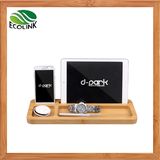 Bamboo Desk Organizer/ Bamboo Mobile Holder for iPad Stand