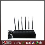 6 Antenna Mobile Phone Jammer + WiFi + RF 315MHz/433MHz