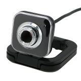 5.0 Mega Pixel USB 2.0 Digital Webcam With Mic, Black Square (TT1806)