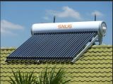 Roof Type Low Angle Solar Water Heater with 7 Years Warranty