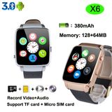 Curved Screen Smart Watch with SIM Card Slot (X6)