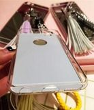 2016 New Luxury Metal Silver Mirror Tassel Phone Case for iPhone-Xst-8