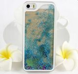 Custom Design Mobile Phone Cover Quicksand PC Case for iPhone 5 6 Liquid Sand Cell Phone Case