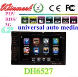 Dh6527 2 DIN 7 Inch Universal Car DVD Player / Car Radio with GPS RDS TV Bluetooth