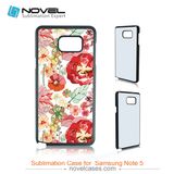 2D Plastic Sublimation Cell Phone Cases for Samsung Note 5