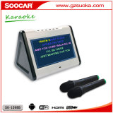 New Designed Karaoke Player with Wireless Mic Built in WiFi USB SD Android Touchscreen Jukebox