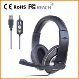 Stereo Wired Computer Heavy Duty Anr Avaition Headset (RMT-504)