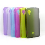 Resilient Matte Silicone Soft Gel Cover Case Back Skin for LG Google Nexus 5 Mobile Phones